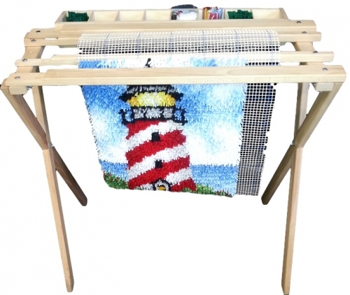 Latch Hook Rug Frame Small Set Up 5579