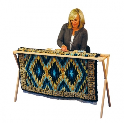Latch Hook Rug Frame with Model 5579